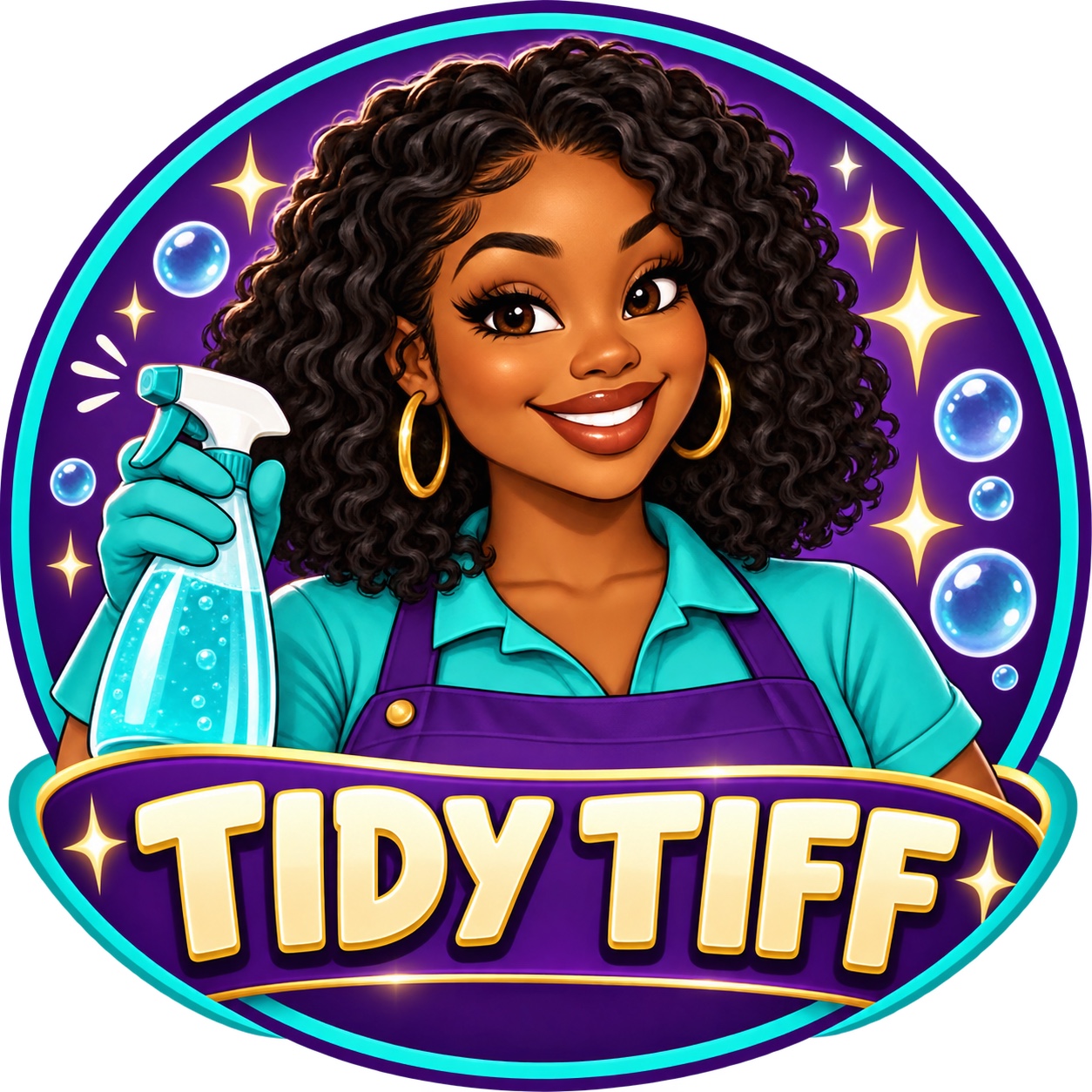 Tidy Tiff cleaning services logo